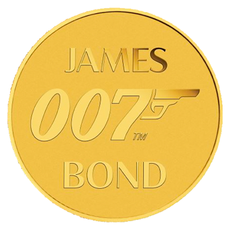 2020 James Bond 007 Gold Coin